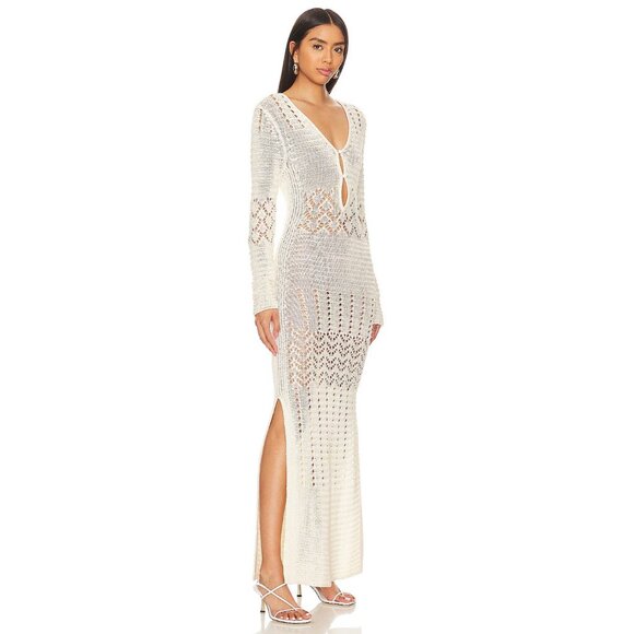 Solid & Striped The Lucinda Dress in Brule Cream Knit - Picture 3 of 5